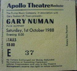 Manchester Apollo Ticket